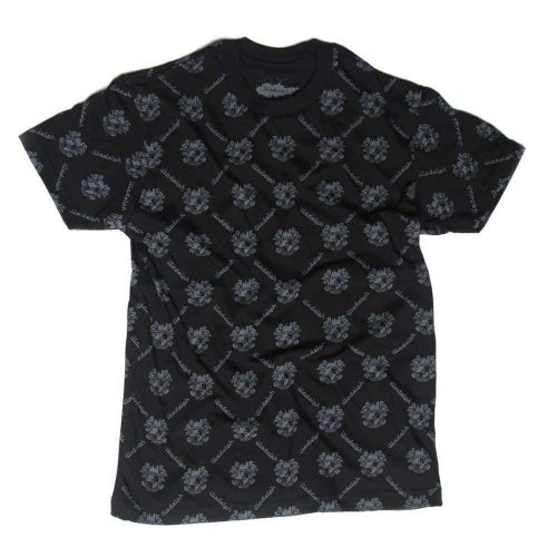 illadelph black small all over print t shirt 111127